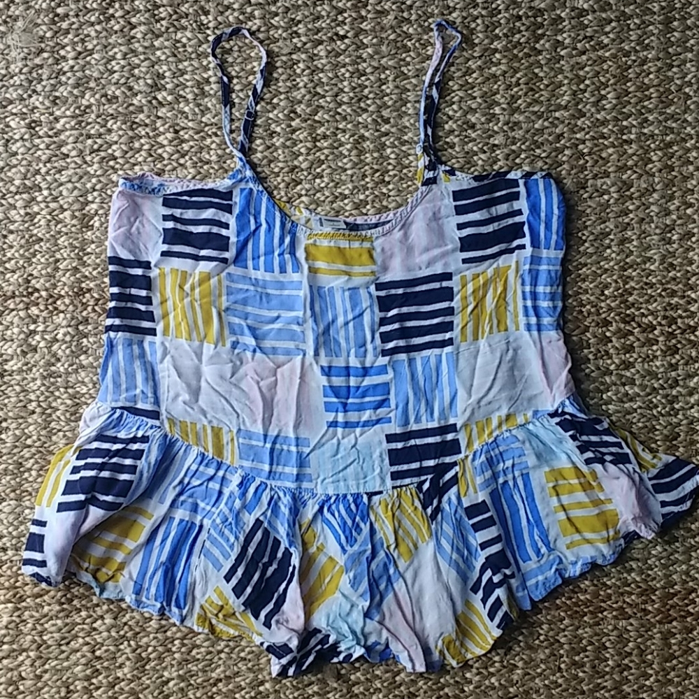 Peplum tank top